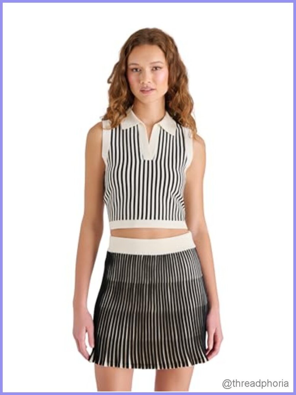 Sleeveless Cropped Sweater Vest Ribbed Viscose Blend